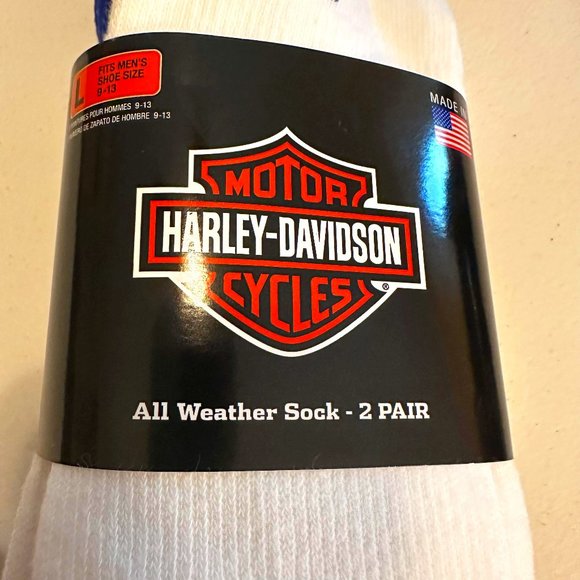 Harley-Davidson 2-pack calf socks #01 - Picture 2 of 6